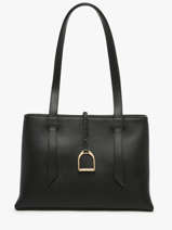 Shoulder Bag Torsade Leather Etrier Black torsade ETOS173L