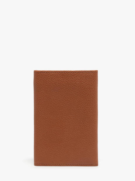 Leather Madras Card Holder Etrier Brown madras EMAD024 other view 3
